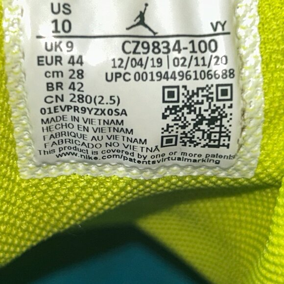 Nike Air Jordan 1 Mid SE GS “Cyber Active Fuchsia” – Mens Size 10 - Picture 6 of 7